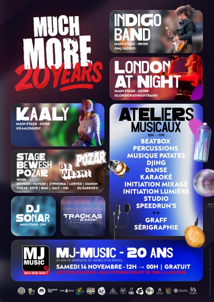 Much More 20 ans – 20 ans du réseau MJ-Music